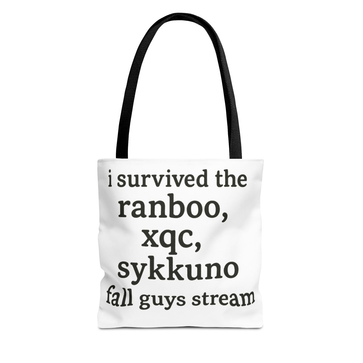 I Survived Ranboo xQc Sykkuno Fall Guys Tote Bag