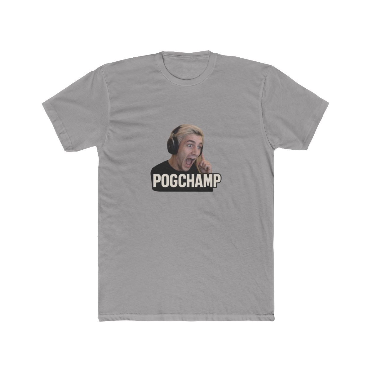 xQc PogChamp Twitch Emote T-Shirt