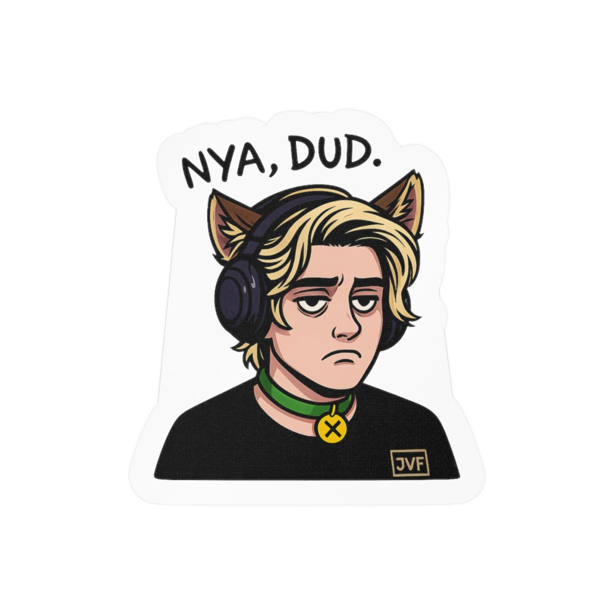 Catboy xQc Sticker | Cute Gamer Vinyl Decal