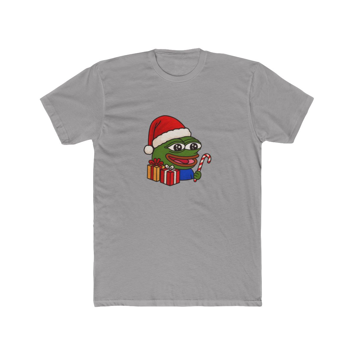 Christmas Peepo Pepe The Frog Meme Happy Cute Wholesome T-Shirt