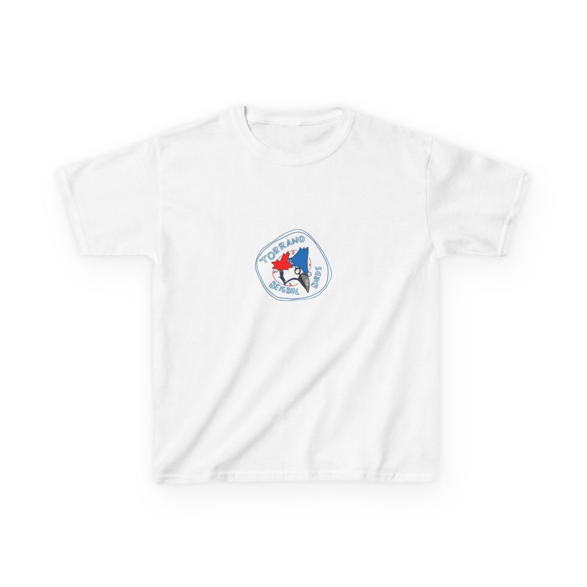 Torrano Beisbol Birds Whimsical Baseball T-Shirt