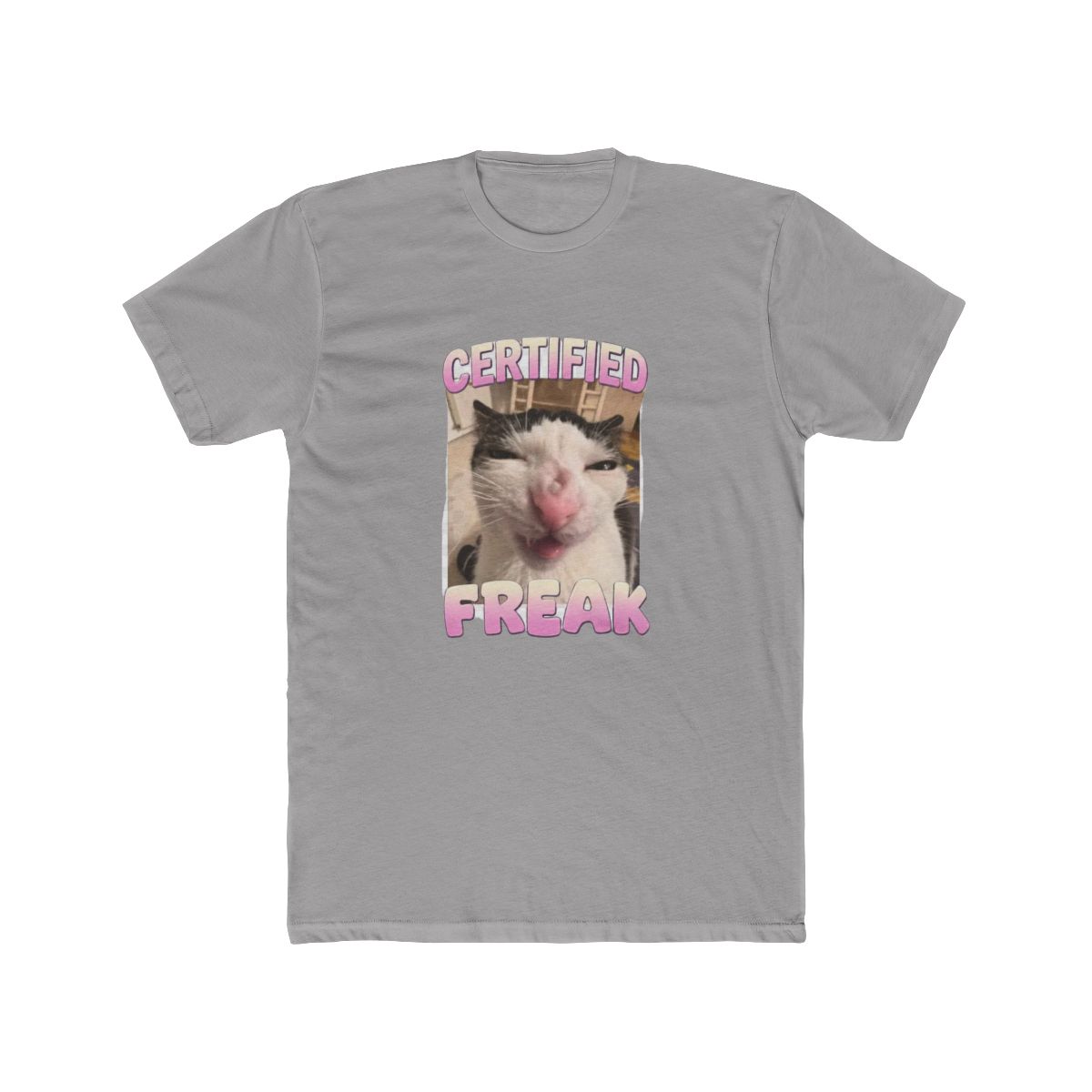 Certified Freak White Cat T-Shirt