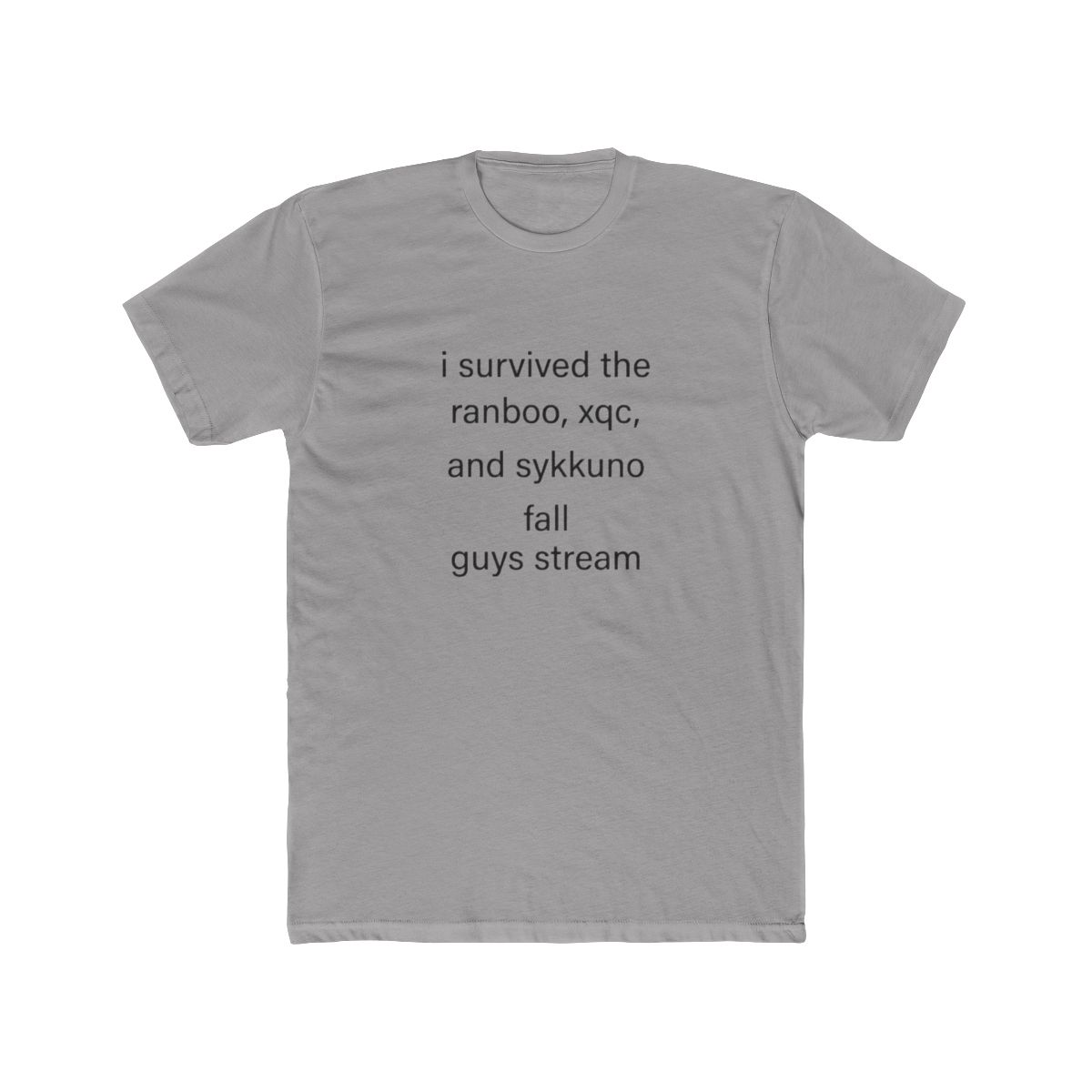i survived the ranboo xqc and sykkuno fall guys T-Shirt