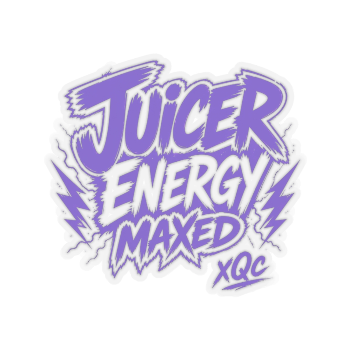 xQc "Juicer Energy Maxed" Sticker